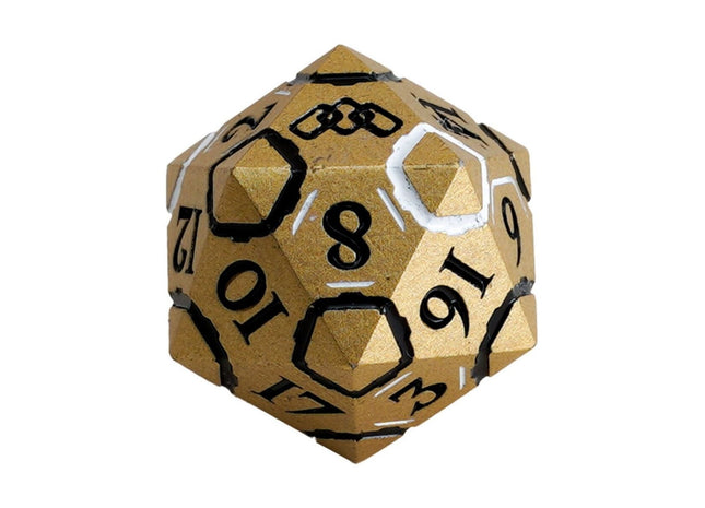 Gamers Guild AZ Let's Play Games LPG Dice: Dual D20 Advantage Set - Rogue (Blue/Silver) Warrior (Gold/Black) (Pre-Order) AGD
