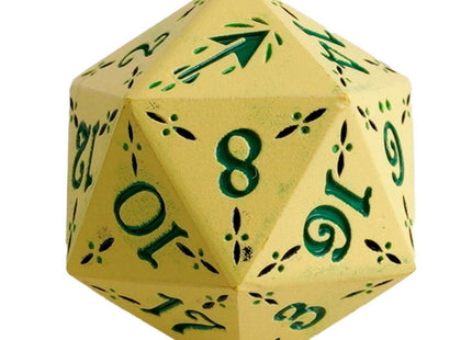 Gamers Guild AZ Let's Play Games LPG Dice: Dual D20 Advantage Set - Rogue (Gold/Green) Warrior (Purple/Silver) (Pre-Order) AGD