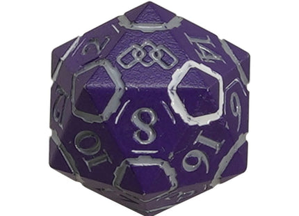 Gamers Guild AZ Let's Play Games LPG Dice: Dual D20 Advantage Set - Rogue (Gold/Green) Warrior (Purple/Silver) (Pre-Order) AGD