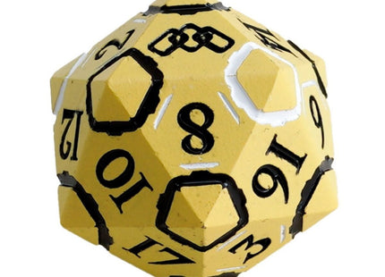 Gamers Guild AZ Let's Play Games LPG Dice: Dual D20 Advantage Set - Rogue (Silver/Black) Warrior (Yellow/Black) (Pre-Order) AGD