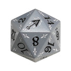 Gamers Guild AZ Let's Play Games LPG Dice: Dual D20 Advantage Set - Rogue (Silver/Black) Warrior (Yellow/Black) (Pre-Order) AGD