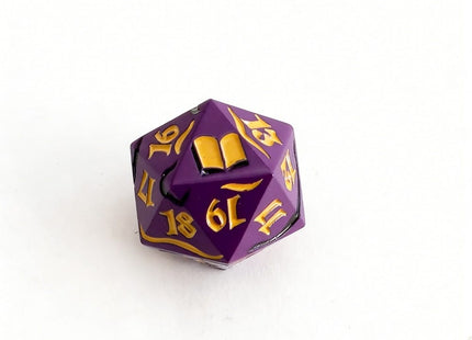 Gamers Guild AZ Let's Play Games LPG Dice: Dual Spindown Mage - Blue/White Purple/Gold (Pre-Order) AGD