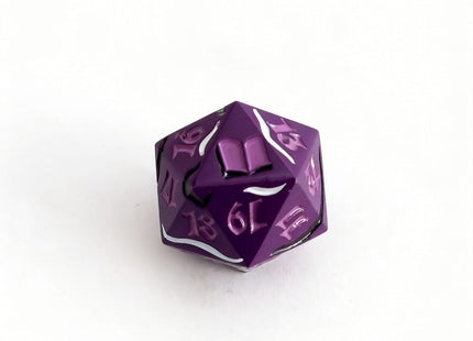 Gamers Guild AZ Let's Play Games LPG Dice: Dual Spindown Mage - Gold/White Purple/Pink (Pre-Order) AGD