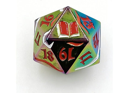 Gamers Guild AZ Let's Play Games LPG Dice: Dual Spindown Mage - Red/Yellow Rainbow/Red (Pre-Order) AGD