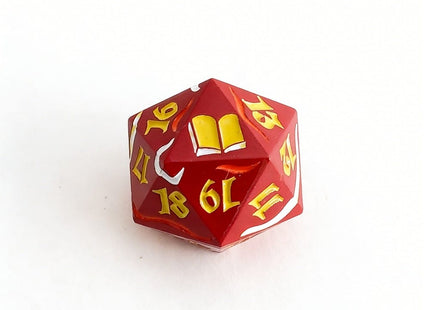 Gamers Guild AZ Let's Play Games LPG Dice: Dual Spindown Mage - Red/Yellow Rainbow/Red (Pre-Order) AGD