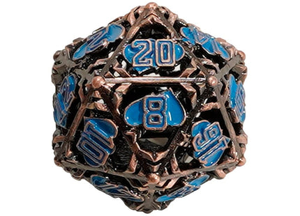 Gamers Guild AZ Let's Play Games LPG Dice: Heart RPG Set - Copper/Blue (Pre-Order) AGD