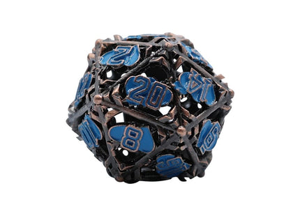 Gamers Guild AZ Let's Play Games LPG Dice: Heart RPG Set - Copper/Blue (Pre-Order) AGD