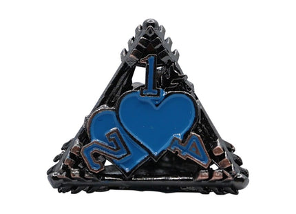 Gamers Guild AZ Let's Play Games LPG Dice: Heart RPG Set - Copper/Blue (Pre-Order) AGD