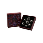 Gamers Guild AZ Let's Play Games LPG Dice: Heart RPG Set - Gold/Silver (Pre-Order) AGD
