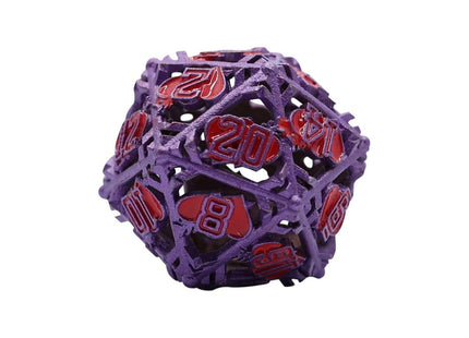 Gamers Guild AZ Let's Play Games LPG Dice: Heart RPG Set - Purple/Red (Pre-Order) AGD