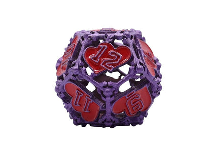 Gamers Guild AZ Let's Play Games LPG Dice: Heart RPG Set - Purple/Red (Pre-Order) AGD