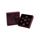 Gamers Guild AZ Let's Play Games LPG Dice: Heart RPG Set - Purple/Red (Pre-Order) AGD