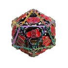 Gamers Guild AZ Let's Play Games LPG Dice: Heart RPG Set - Rainbow/Red (Pre-Order) AGD