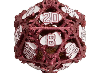 Gamers Guild AZ Let's Play Games LPG Dice: Heart RPG Set -Red/White (Pre-Order) AGD