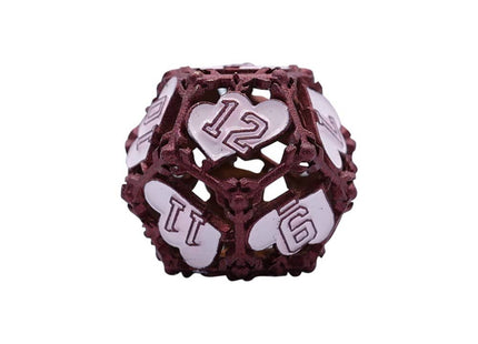 Gamers Guild AZ Let's Play Games LPG Dice: Heart RPG Set -Red/White (Pre-Order) AGD