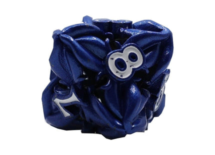 Gamers Guild AZ Let's Play Games LPG Dice: Leaf RPG Set - Blue/White (Pre-Order) AGD