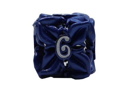 Gamers Guild AZ Let's Play Games LPG Dice: Leaf RPG Set - Blue/White (Pre-Order) AGD