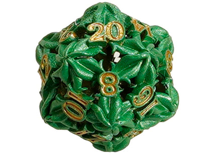 Gamers Guild AZ Let's Play Games LPG Dice: Leaf RPG Set - Green/Gold (Pre-Order) AGD