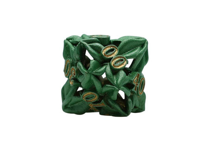 Gamers Guild AZ Let's Play Games LPG Dice: Leaf RPG Set - Green/Gold (Pre-Order) AGD