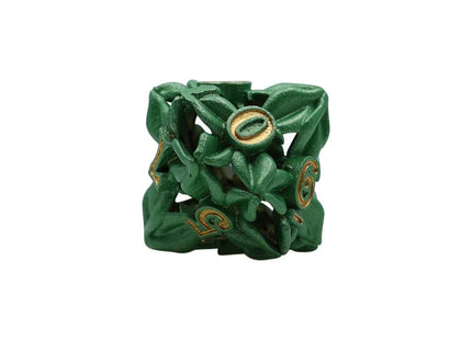 Gamers Guild AZ Let's Play Games LPG Dice: Leaf RPG Set - Green/Gold (Pre-Order) AGD