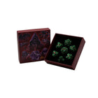 Gamers Guild AZ Let's Play Games LPG Dice: Leaf RPG Set - Green/Red (Pre-Order) AGD