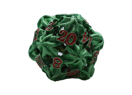 Gamers Guild AZ Let's Play Games LPG Dice: Leaf RPG Set - Green/Red (Pre-Order) AGD