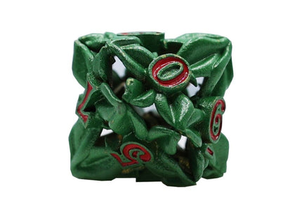 Gamers Guild AZ Let's Play Games LPG Dice: Leaf RPG Set - Green/Red (Pre-Order) AGD