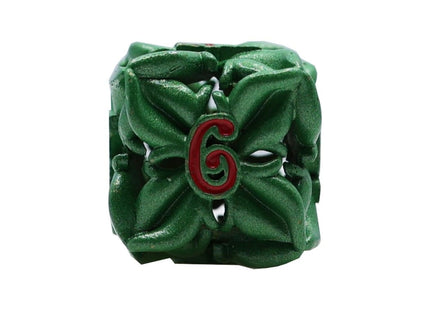 Gamers Guild AZ Let's Play Games LPG Dice: Leaf RPG Set - Green/Red (Pre-Order) AGD