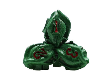Gamers Guild AZ Let's Play Games LPG Dice: Leaf RPG Set - Green/Red (Pre-Order) AGD