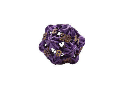 Gamers Guild AZ Let's Play Games LPG Dice: Leaf RPG Set - Purple/Gold (Pre-Order) AGD