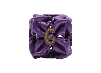 Gamers Guild AZ Let's Play Games LPG Dice: Leaf RPG Set - Purple/Gold (Pre-Order) AGD