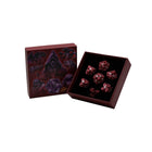 Gamers Guild AZ Let's Play Games LPG Dice: Leaf RPG Set - Red/White (Pre-Order) AGD
