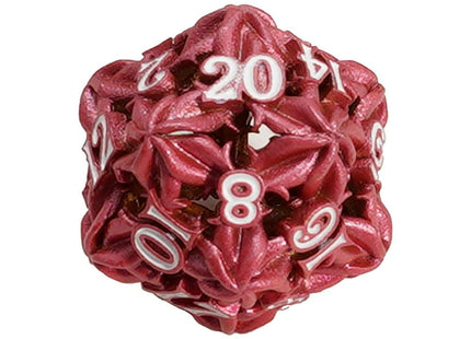 Gamers Guild AZ Let's Play Games LPG Dice: Leaf RPG Set - Red/White (Pre-Order) AGD
