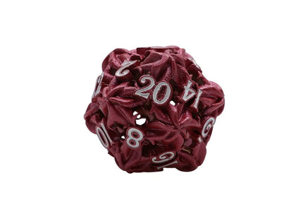Gamers Guild AZ Let's Play Games LPG Dice: Leaf RPG Set - Red/White (Pre-Order) AGD