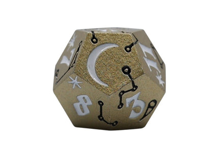 Gamers Guild AZ Let's Play Games LPG Dice: Mage RPG Set - Gold/White (Pre-Order) AGD