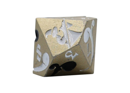 Gamers Guild AZ Let's Play Games LPG Dice: Mage RPG Set - Gold/White (Pre-Order) AGD