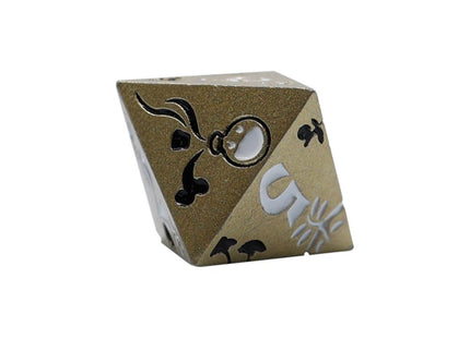 Gamers Guild AZ Let's Play Games LPG Dice: Mage RPG Set - Gold/White (Pre-Order) AGD