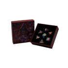 Gamers Guild AZ Let's Play Games LPG Dice: Mage RPG Set - Rainbow/Red (Pre-Order) AGD