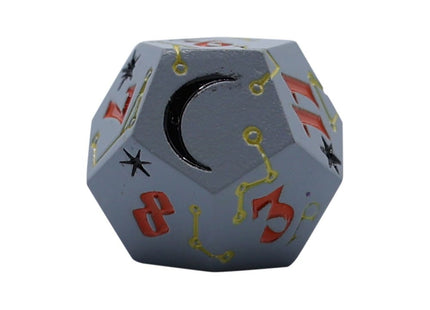 Gamers Guild AZ Let's Play Games LPG Dice: Mage RPG Set - Silver/Orange (Pre-Order) AGD