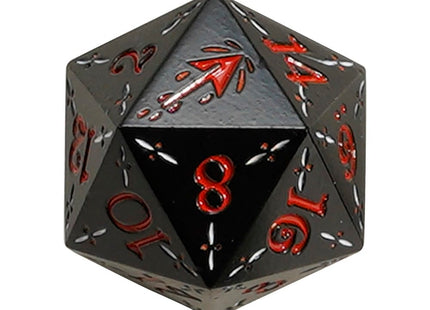 Gamers Guild AZ Let's Play Games LPG Dice: Rogue RPG Set - Black/Red (Pre-Order) AGD