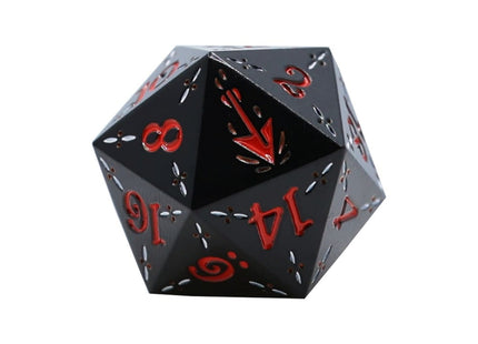 Gamers Guild AZ Let's Play Games LPG Dice: Rogue RPG Set - Black/Red (Pre-Order) AGD