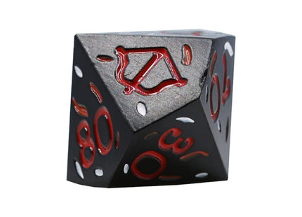 Gamers Guild AZ Let's Play Games LPG Dice: Rogue RPG Set - Black/Red (Pre-Order) AGD