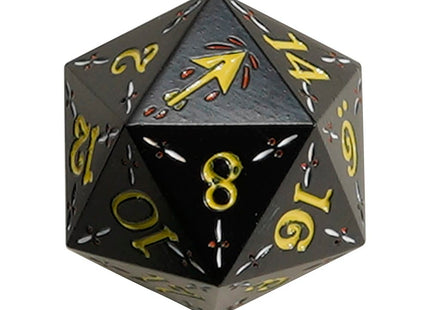 Gamers Guild AZ Let's Play Games LPG Dice: Rogue RPG Set - Black/Yellow (Pre-Order) AGD