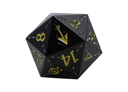 Gamers Guild AZ Let's Play Games LPG Dice: Rogue RPG Set - Black/Yellow (Pre-Order) AGD