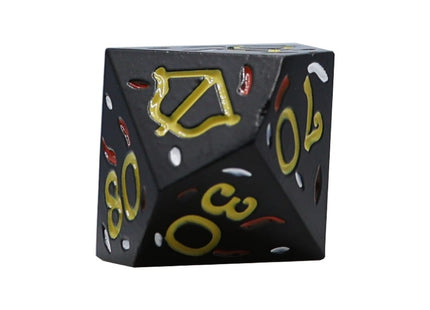 Gamers Guild AZ Let's Play Games LPG Dice: Rogue RPG Set - Black/Yellow (Pre-Order) AGD