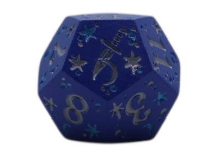 Gamers Guild AZ Let's Play Games LPG Dice: Rogue RPG Set - Blue/Silver (Pre-Order) AGD