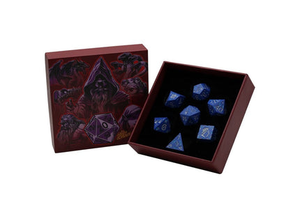 Gamers Guild AZ Let's Play Games LPG Dice: Rogue RPG Set - Blue/Silver (Pre-Order) AGD