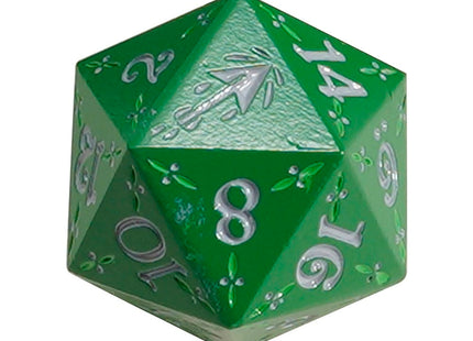 Gamers Guild AZ Let's Play Games LPG Dice: Rogue RPG Set - Green/Silver (Pre-Order) AGD