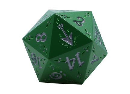 Gamers Guild AZ Let's Play Games LPG Dice: Rogue RPG Set - Green/Silver (Pre-Order) AGD