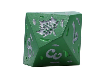 Gamers Guild AZ Let's Play Games LPG Dice: Rogue RPG Set - Green/Silver (Pre-Order) AGD